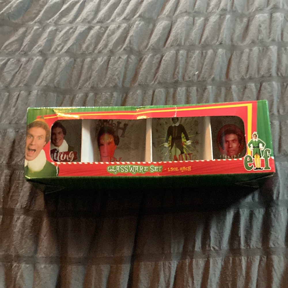 Elf, Glass Ware set, Shot glasses 1.5oz each,